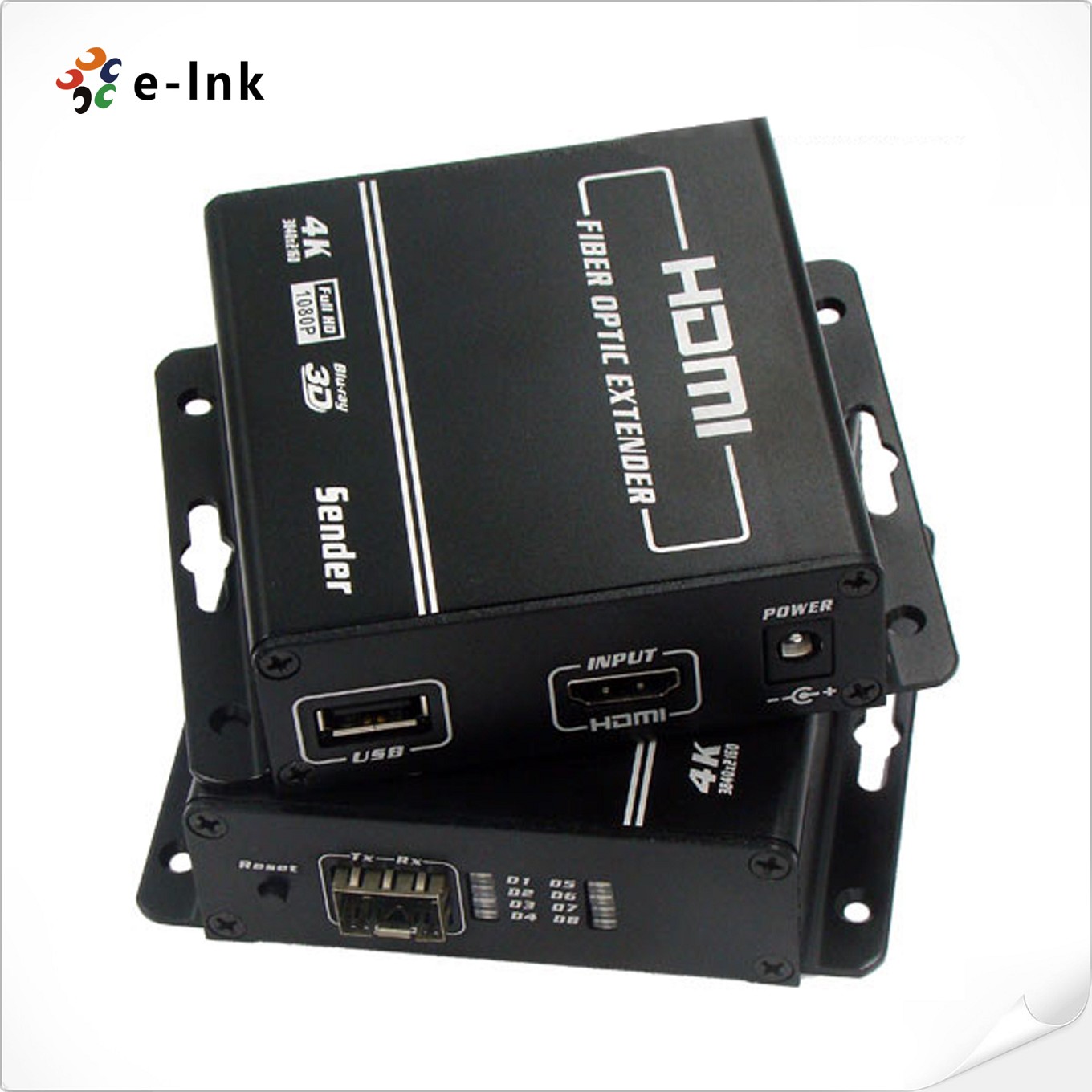 4K HDMI KVM Fiber Optic Extender