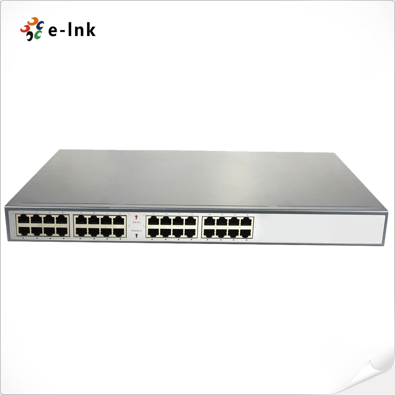 16-Port 100M/1000M POE Injector IEEE802.3af/at