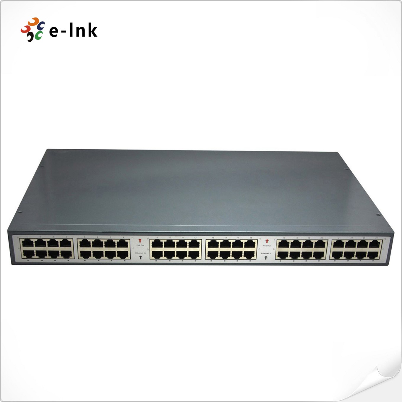 24-Port 100M/1000M POE Injector IEEE802.3af/at