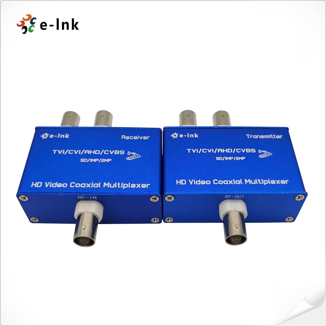 2 CH CVI/AHD/TVI HD/Coaxial Multiplexer - E-link China Technology