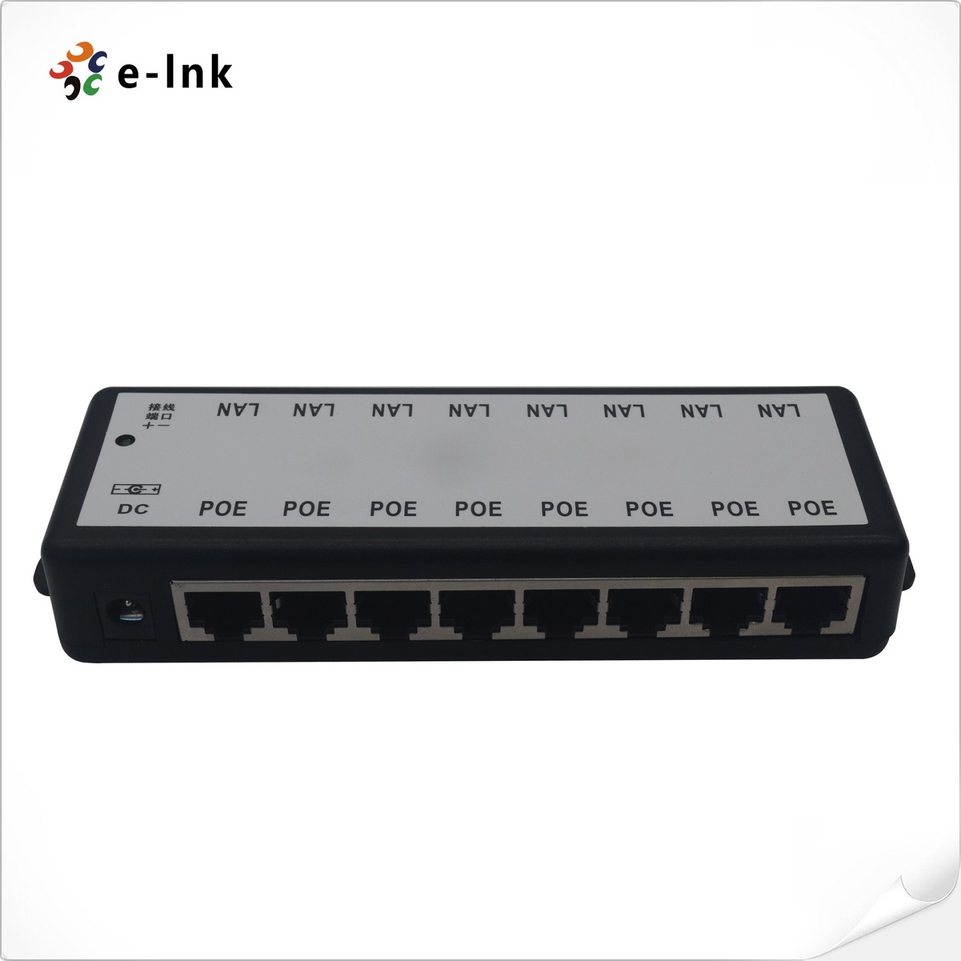 8-Port 10/100M Passive POE Injector