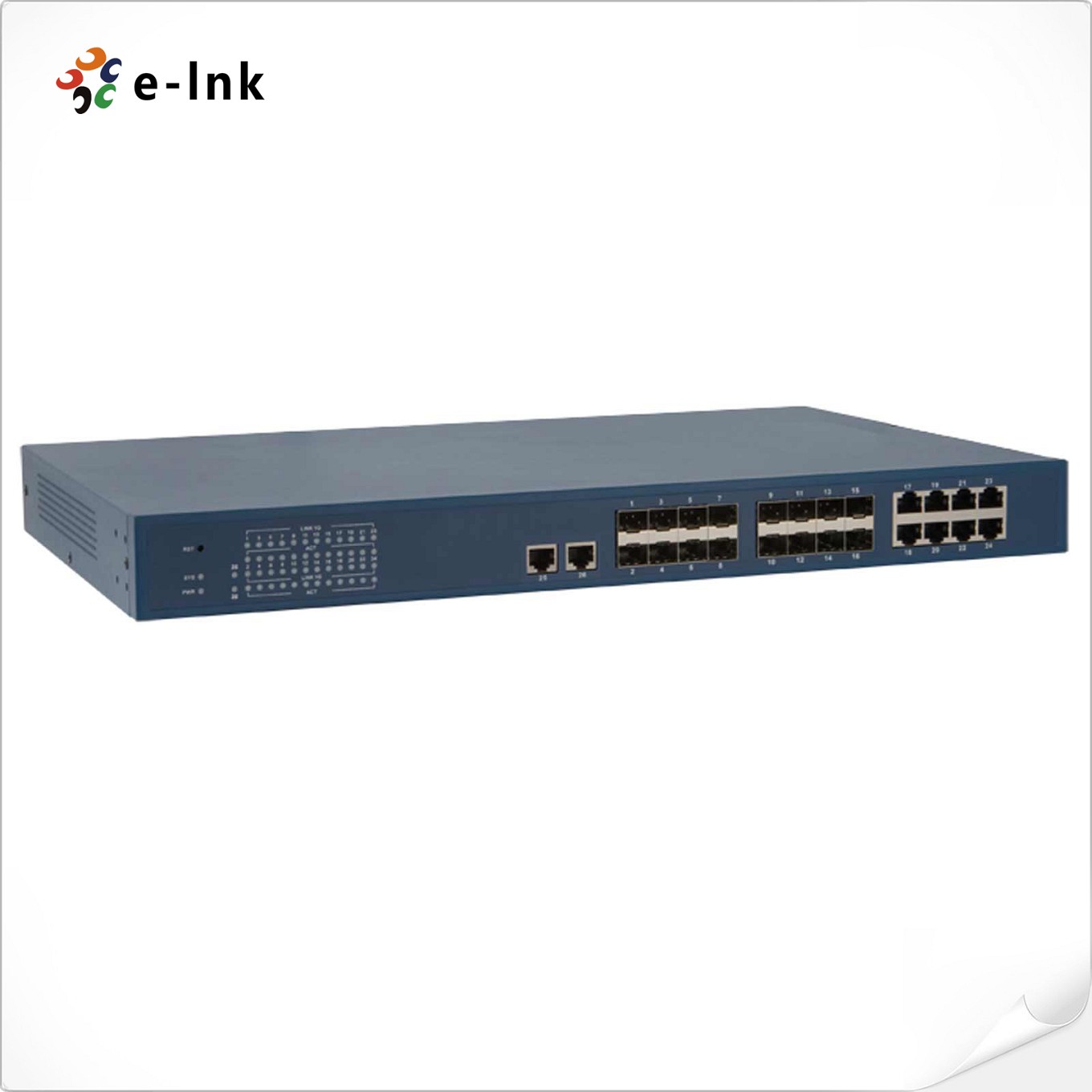 16SFP + 10GE Management Gigabit Fiber Optic Switch