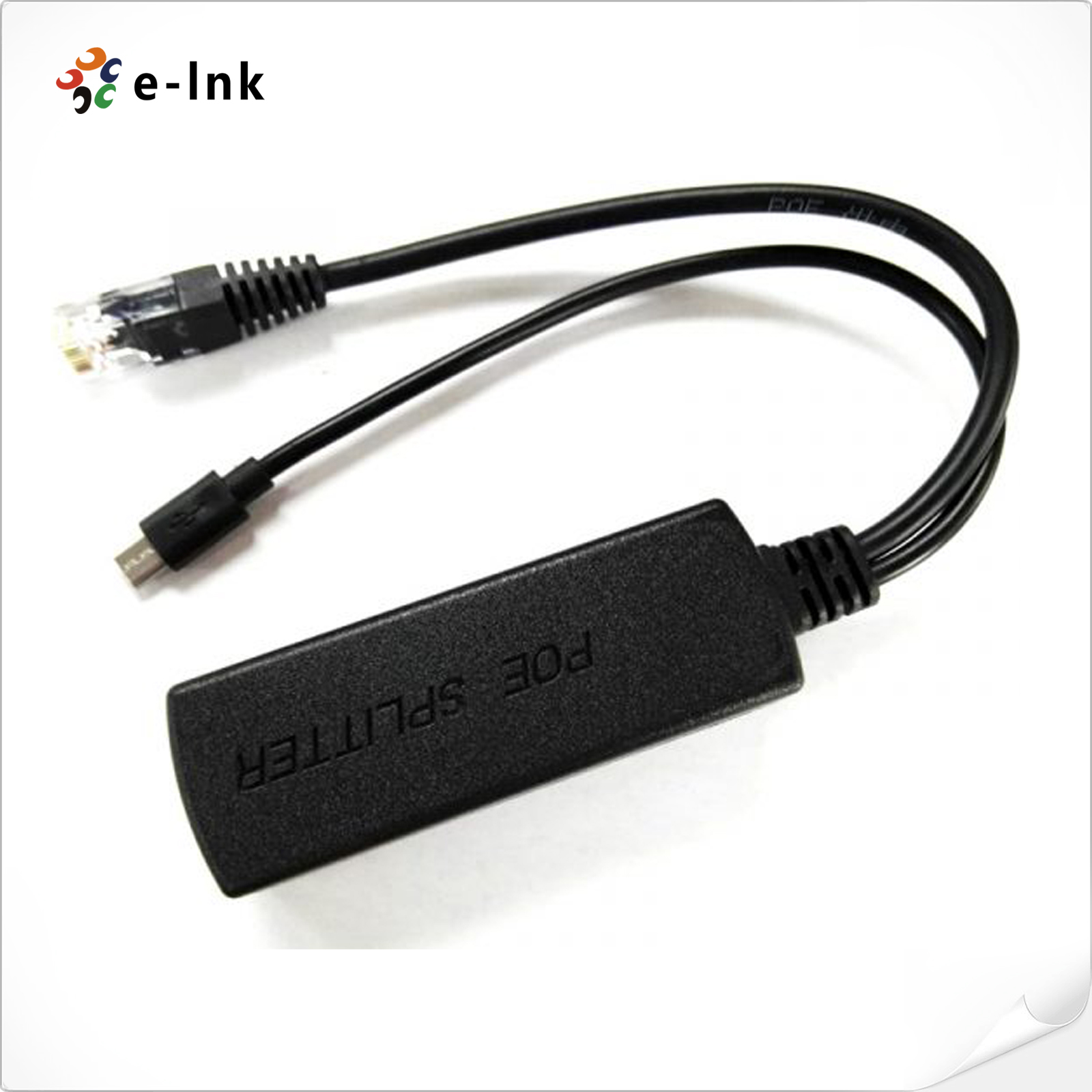 10/100M 5V 2A PoE Splitter with Micro USB port
