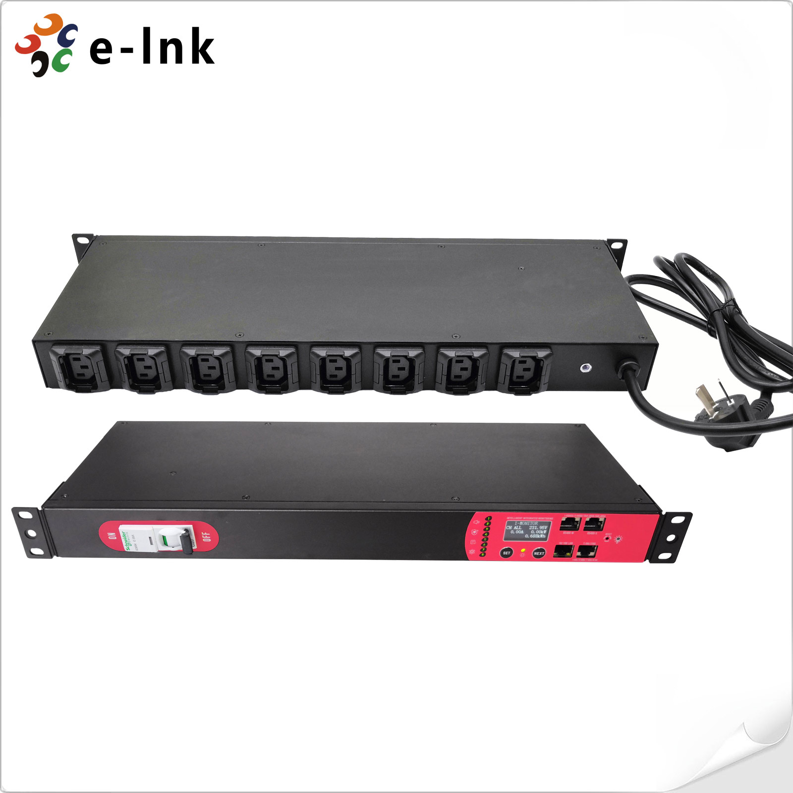 With OLED Screen Monitor Intelligent Precision Power Distribution Unit PDU
