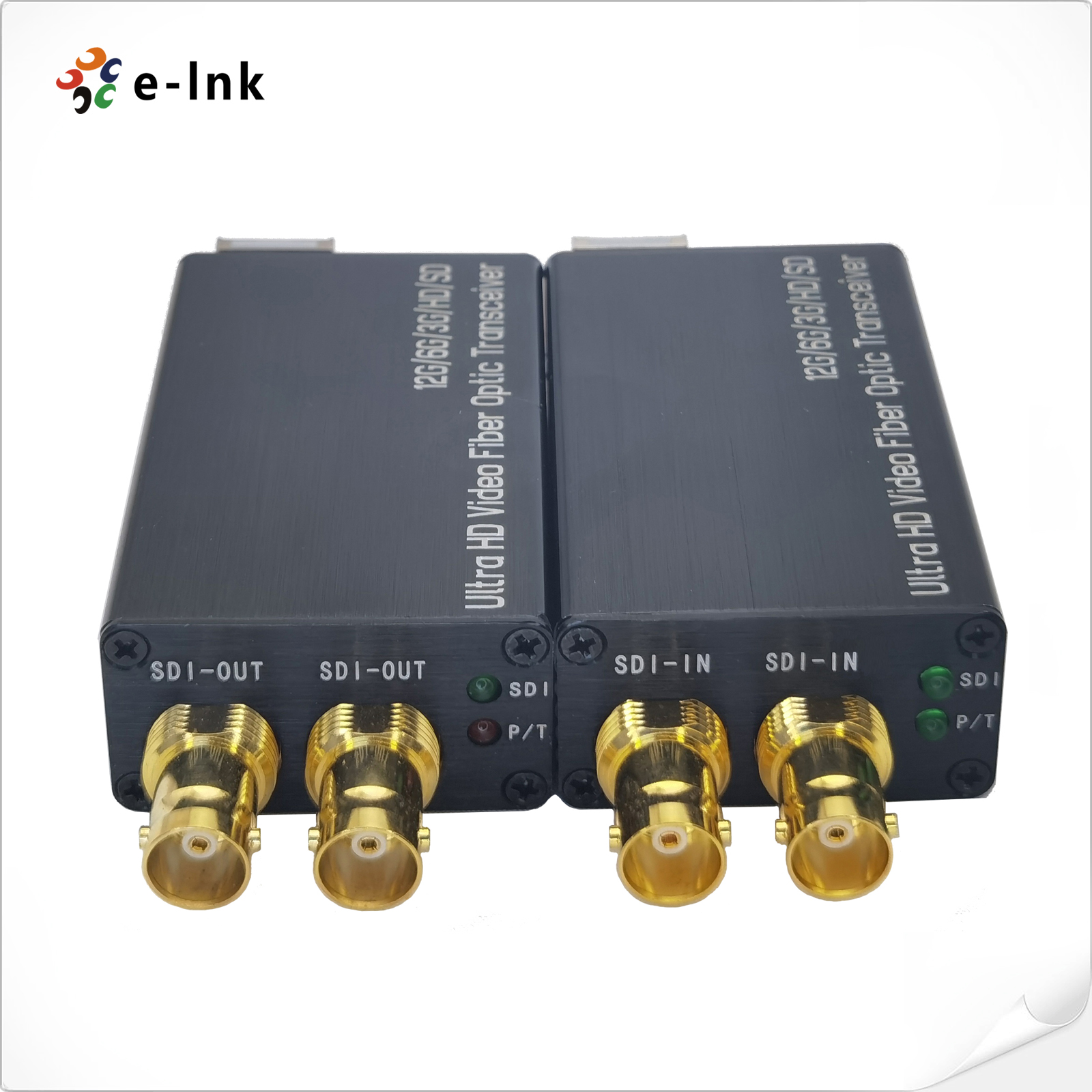 Mini 24G-SDI to Fiber Converter with 2 x 12G-SDI (1xLC fiber)