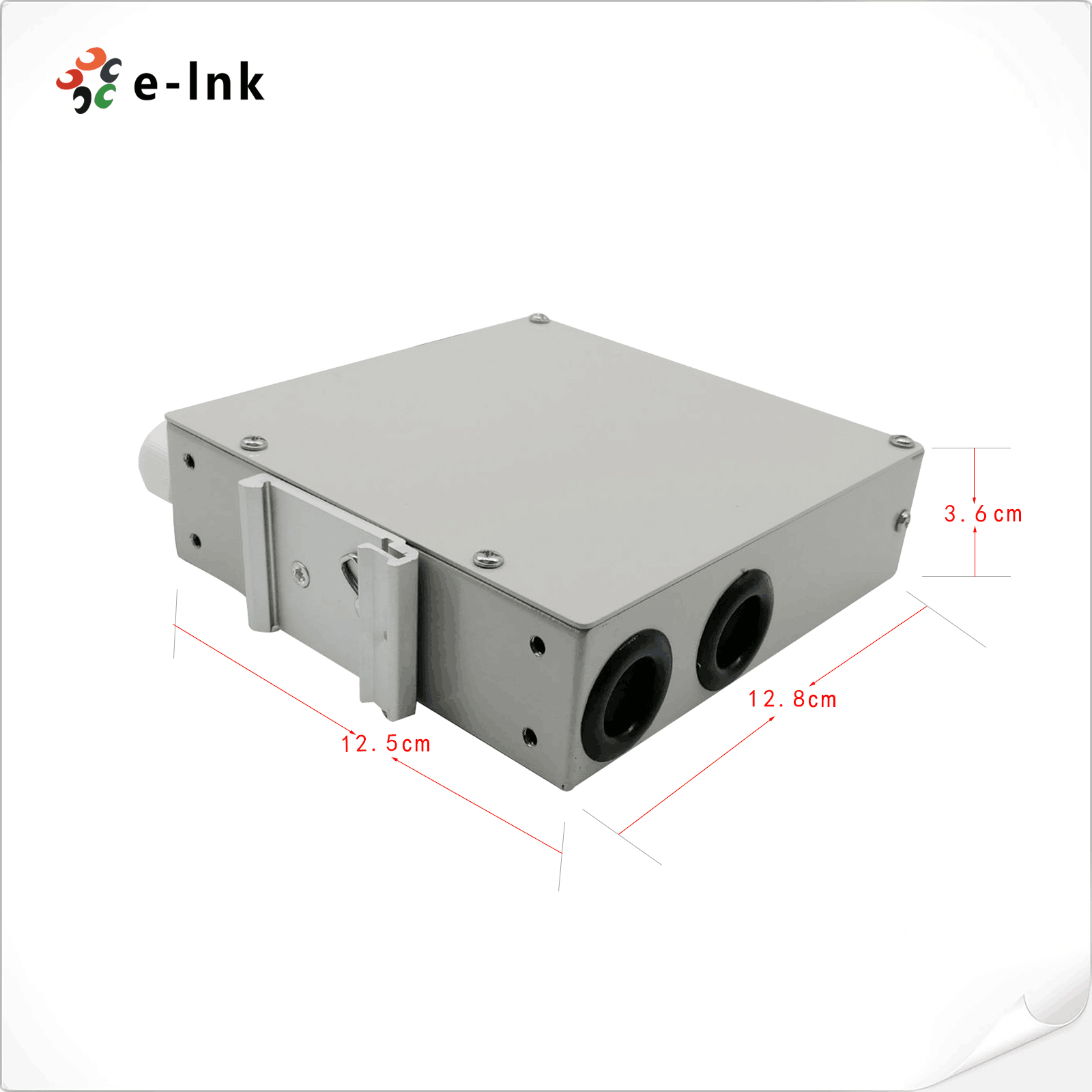 8 Ports Metal Case DINRail Fiber Optic Splice Box/Terminal Box/Patch