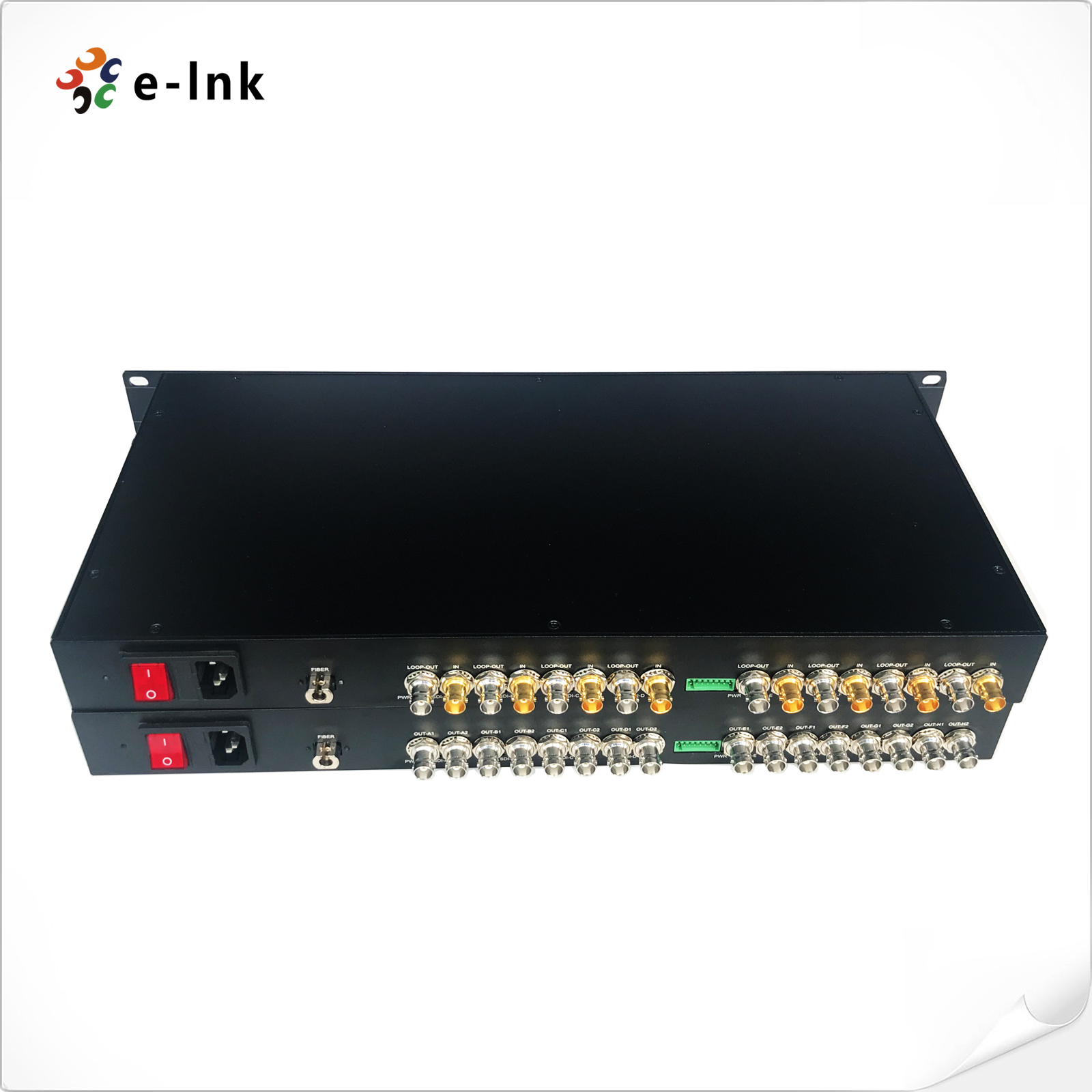 8-Channel 3G-SDI Fiber Converter