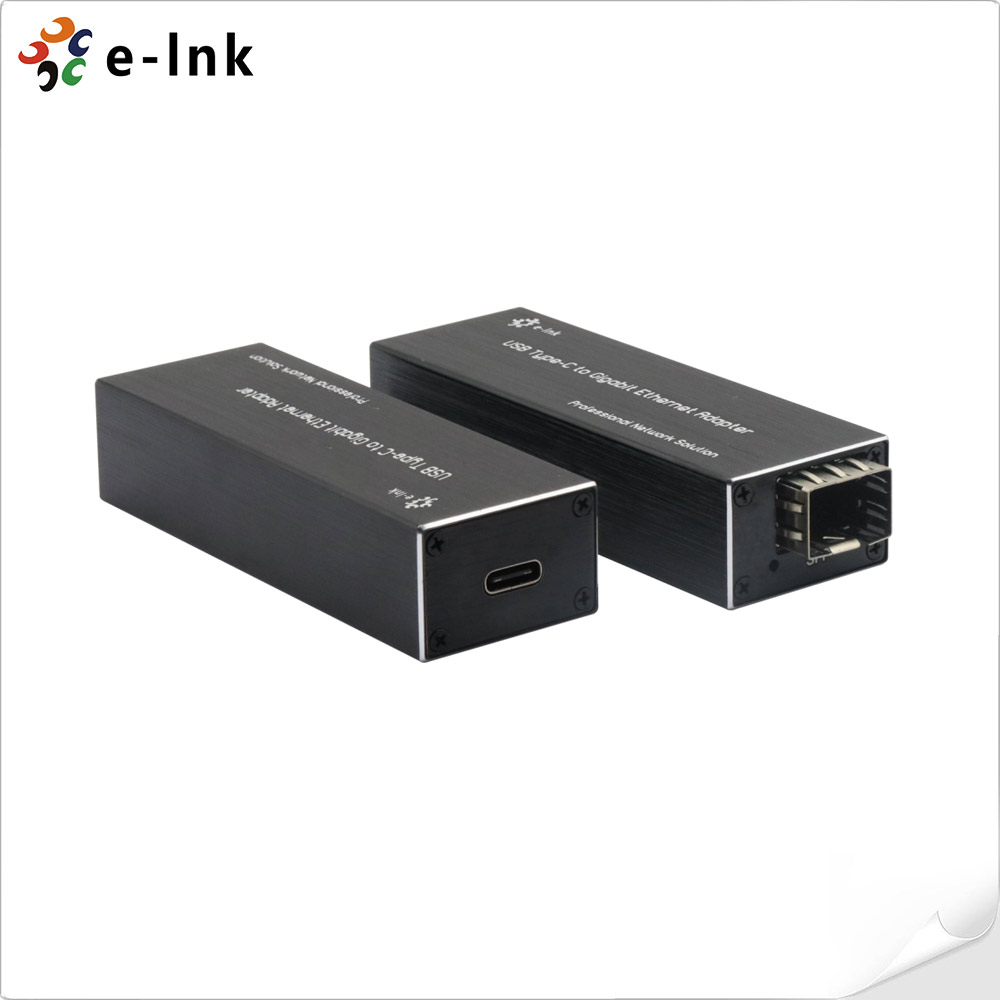 Micro Mini USB-C to SFP Gigabit Ethernet Adapter