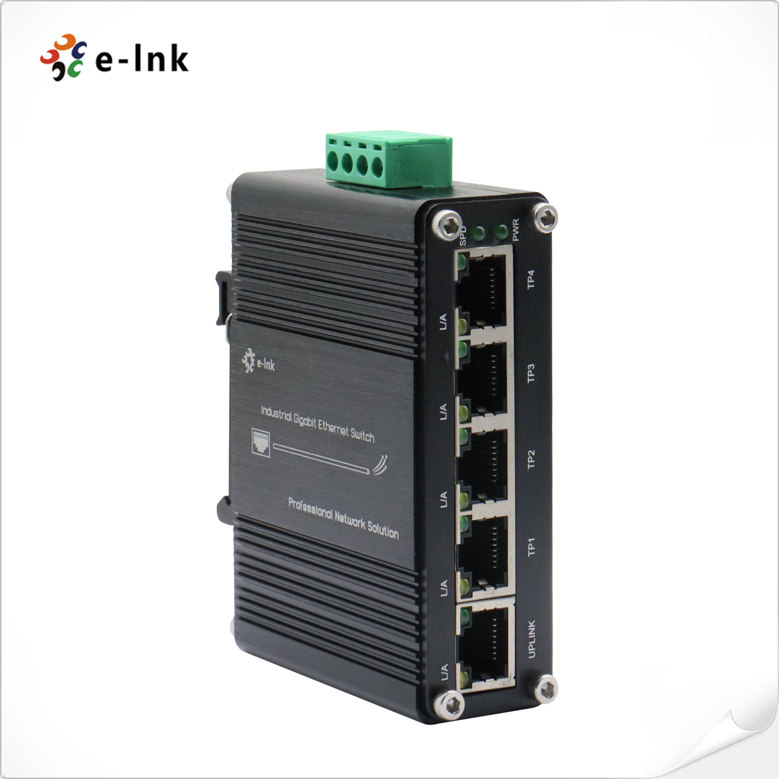 Mini Industrial 5-Port 10/100/1000T Gigabit Ethernet Switch