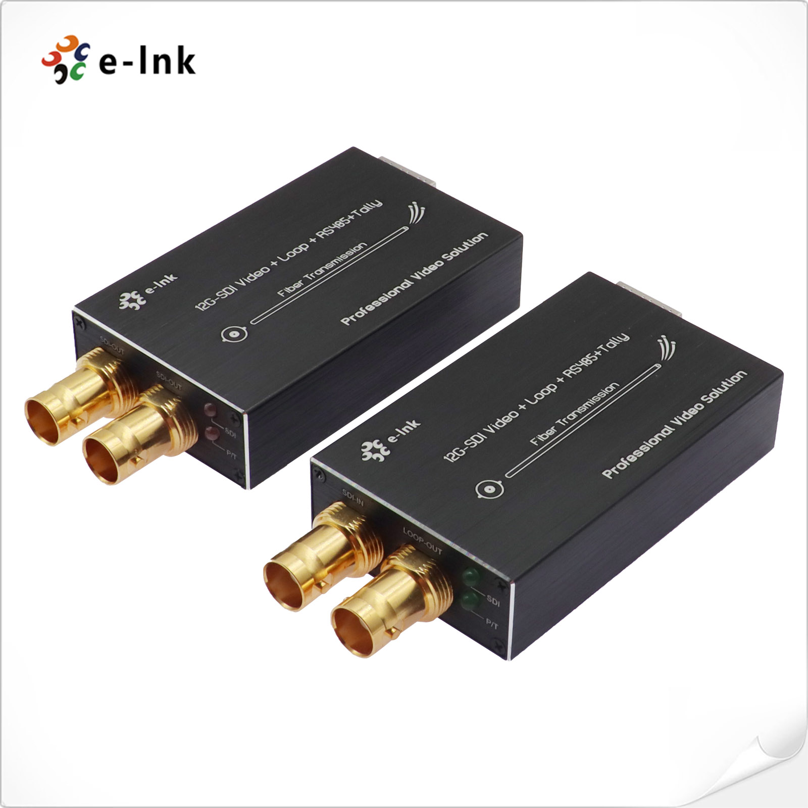 Mini 24G-SDI to Fiber Converter with 24G-SDI (1xLC fiber)