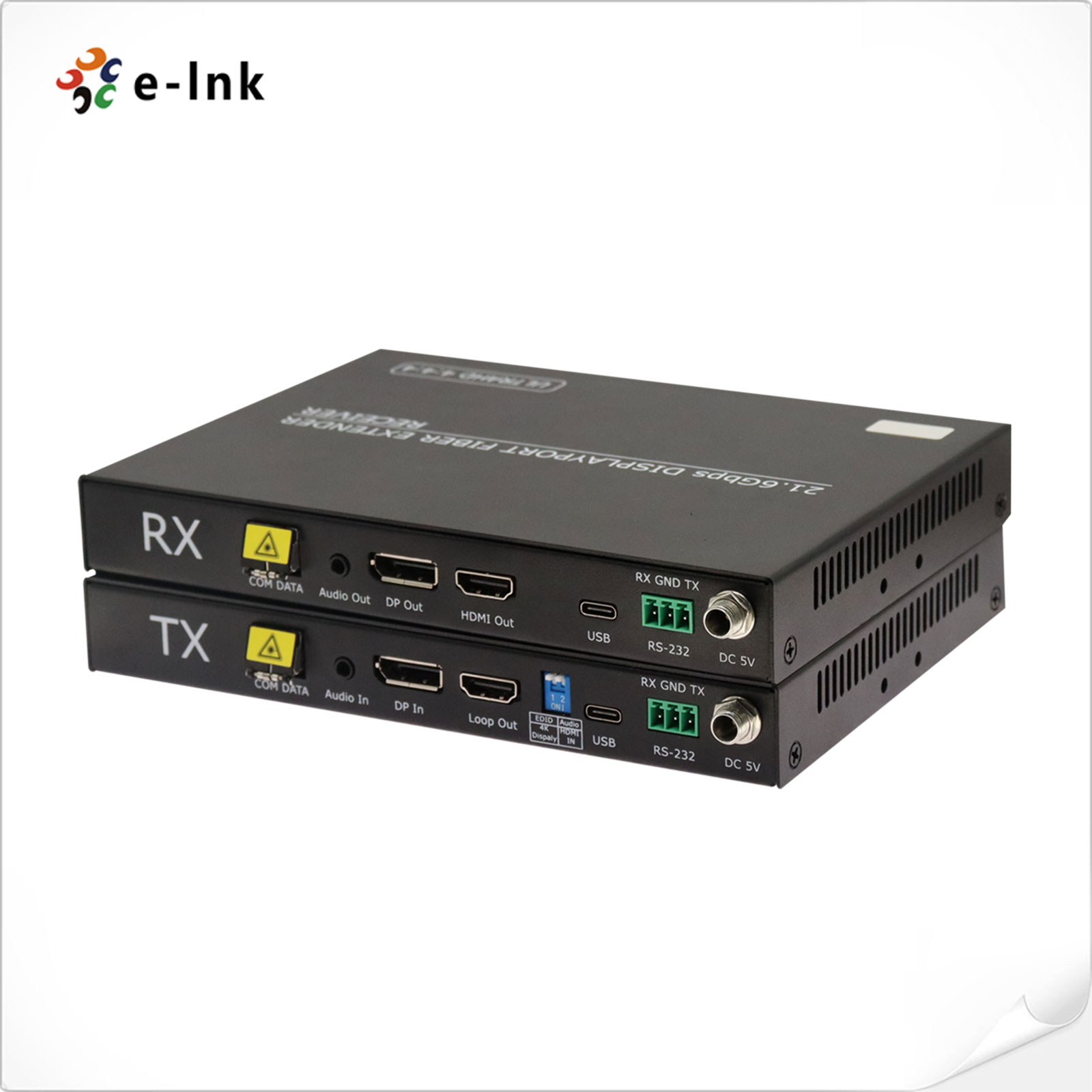 4K60Hz DP Video Fiber Extender