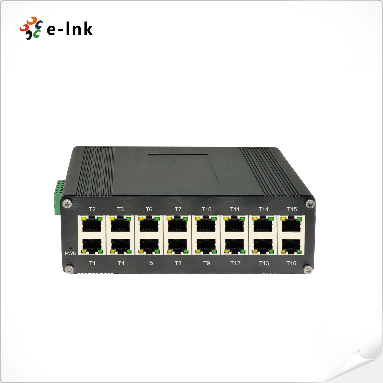 Industrial 16-port 10/100/1000BASE-T Ethernet Switch