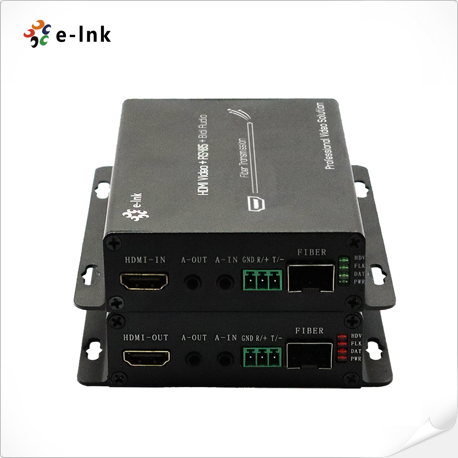 1Ch HDMI + 1Ch Bidirectional Stereo Audio + 1Ch RS232/RS485 over Fiber Optic Extender