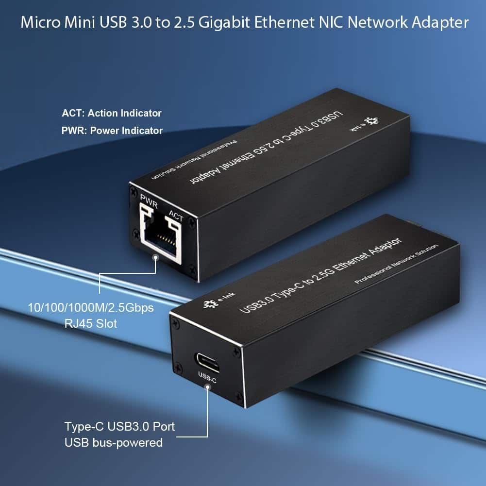 Upgrade Your Laptop Network with a 2.5G USB-C to RJ45 Ethernet Adapter