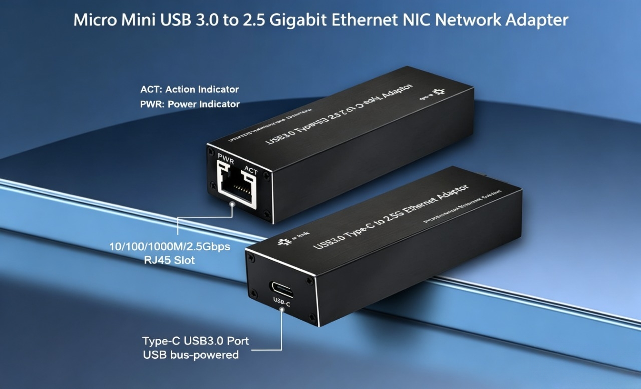 Upgrade Your Laptop Network with a 2.5G USB-C to RJ45 Ethernet Adapter