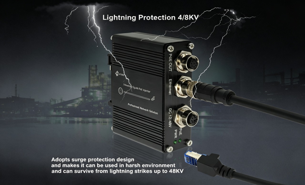 Navigating Challenges: Industrial PoE Injector for Railway and Vehicle Use