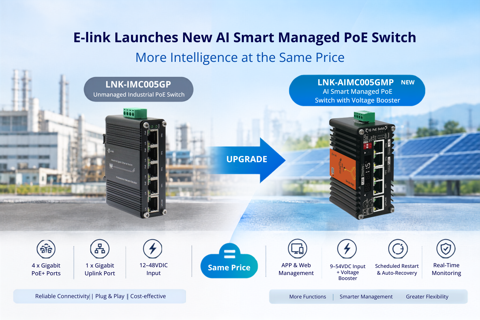 E-link Launches New AI Smart Managed PoE Switch: More Intelligence at the Same Price